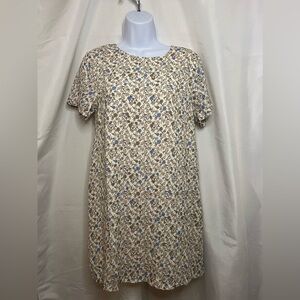 Olivaceous Ditsy Floral Print babydoll Dress, size S, Cottagecore feminine Fairy